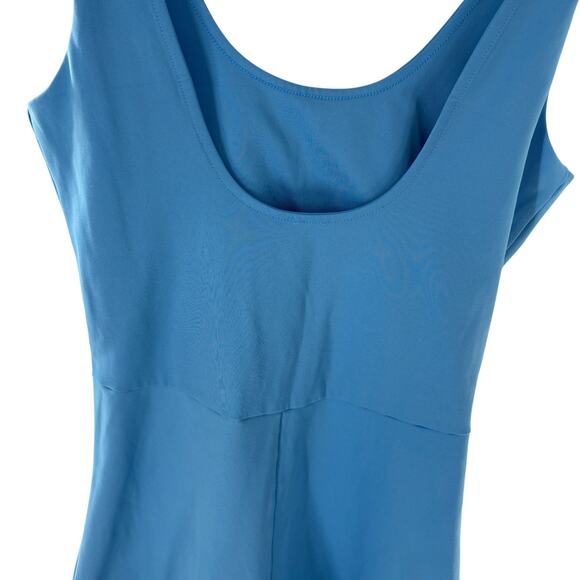 Girlfriend Collective Blue Bike Unitard One Piece Romper - Picture 7 of 10